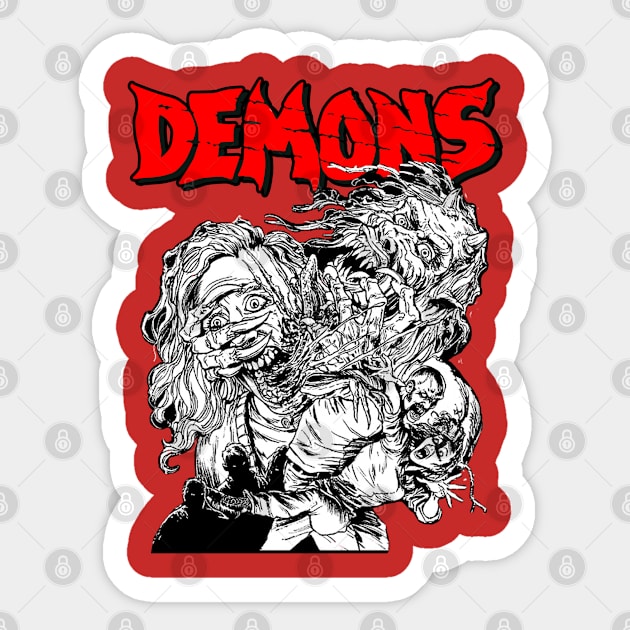 Demons Pencil Art 89Horror Sticker by Niko Neon